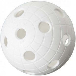 Unihoc MATCHBALL CRATER WHITE Florbalový míček, Bílá, velikost