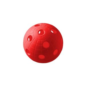 Unihoc BALL CRATER RED 3 KS - Florbalový míček