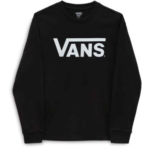 Vans CLASSIC VANS LS-B Chlapecké triko, černá, velikost S