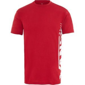 Vans MN VANS DISTORTED červená XL - Pánské tričko