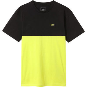 Vans MN COLORBLOCK TEE žlutá XL - Pánské triko