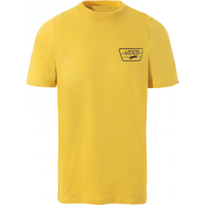 Vans MN FULL PATCH BACK SS žlutá M - Pánské tričko