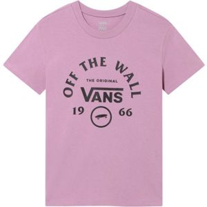 Vans WM ATTENDANCE CREW TEE růžová L - Dámské tričko