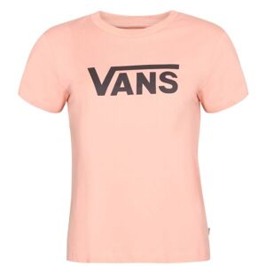 Vans WM DROP V SS CREW-B Dámské tričko, růžová, velikost