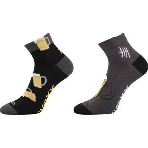 Voxx SOCKS 2P Pánské ponožky, černá, veľkosť 43-46