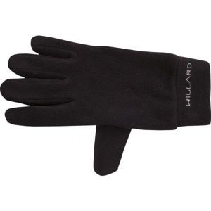 Willard KAPETO Fleecové rukavice, Černá,Bílá, velikost M