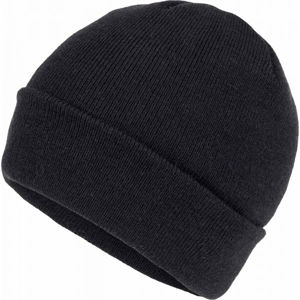 Willard LEON Pánská pletená čepice, černá, velikost UNI