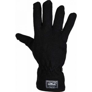 Willard VASILIS Pánské fleecové rukavice, Černá,Bílá, velikost M/L