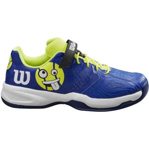 Wilson KAOS EMO KIDS Dětská tenisová obuv, modrá, velikost 34