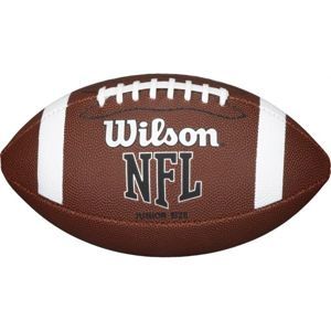 Wilson NFL JR FBALL BULK XB Míč na americký fotbal, Hnědá,Bílá,Černá, velikost