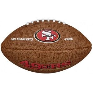 Wilson NFL MINI TEAM LOGO hnědá  - Mini míč pro americký fotbal