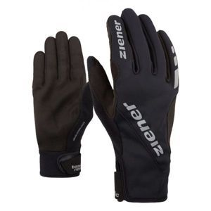 Ziener UMANI GWS PR BLACK černá 11 - Běžecké rukavice