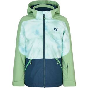 Ziener AMELY Dívčí lyžařská bunda, světle zelená, veľkosť 140