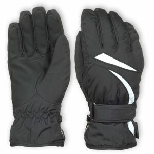 Ziener KUESSA GTX® LADY GLOVE Dámské lyžařské rukavice, Černá,Bílá, velikost 6.5