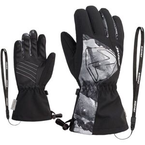 Ziener LAVAL AS® AW JR Dětské lyžařské rukavice, černá, veľkosť 5